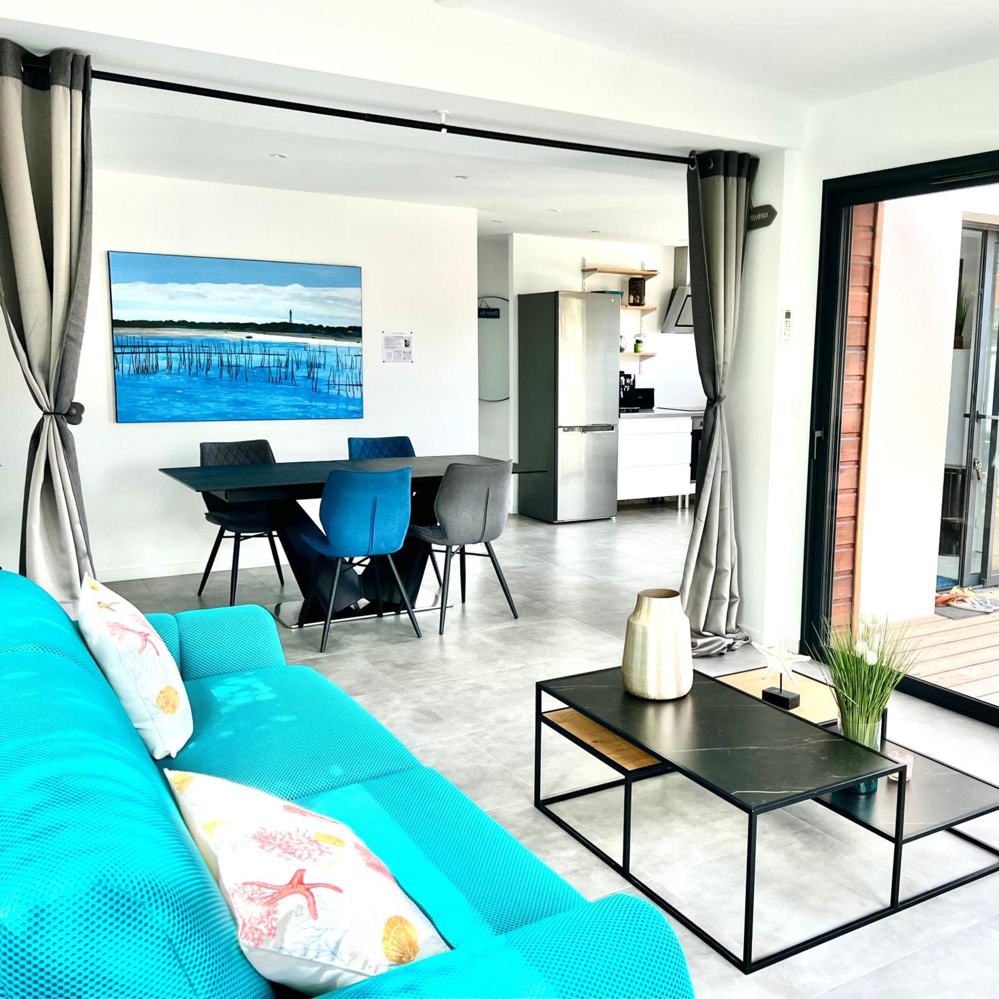 La Villa Canopee - Piscine Chauffee-Fibre-Clim-Jacuzzi Gujan-Mestras Exterior foto